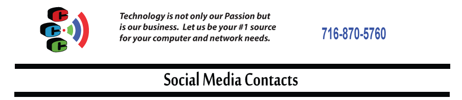 Custom Computer Consulting Social Media Contacts
